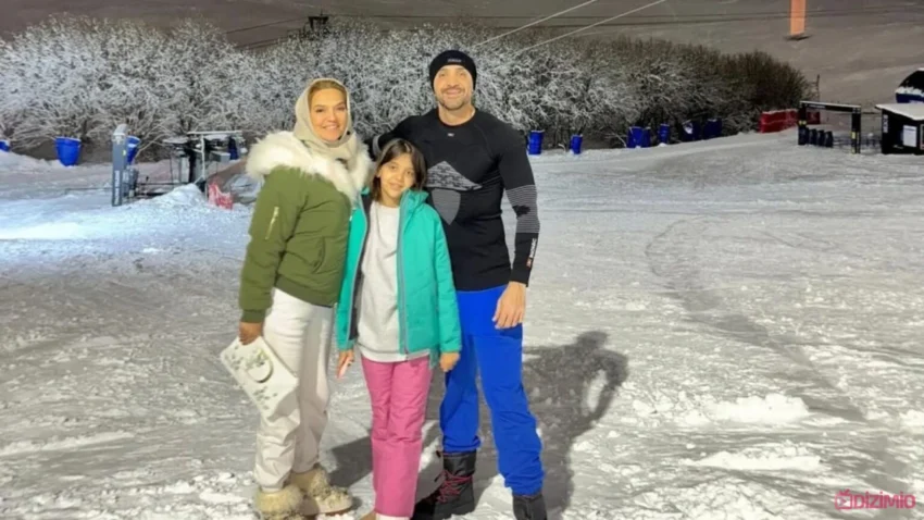 Demet Akalın ve Okan Kurt’un Kızı Hira ile Uludağ’da Yaşadıkları Kış Keyfi! Aileden Gelen Neşe Dolu Fotoğraflar!