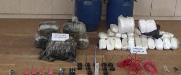 Teröristlerden patlayıcıya ”pul biberli” kamuflaj